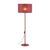 Lampa podłogowa abażur walcowy 50cm w kolorze burgund DALUM 1xE27 Tk Lighting 16230