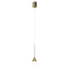 Złota lampa wisząca do łazienki IP44 Nata LED 3000K PL0104-GD Yaskr