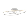 Biała lampa sufitowa LED z pierścieniami - nowoczesny design LUMACA LED 3000K Just Light 15321-16