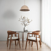 Metalowa lampa wisząca w kolorze beżowym o średnicy 34cm FARO SABIA 1xE27 Tk Lighting 10657