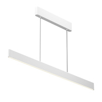 Biała lampa wisząca liniowa ze zmienną barwą światła Euphoria P109PL-36W2.7-6K-W Maytoni