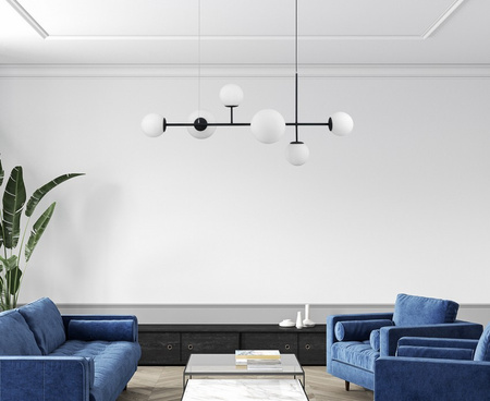 Lampa wisząca VAILANTE 6 BLACK Italux PND-31221-6A-SBL