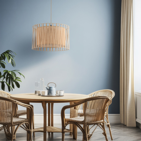 Lampa wisząca z juty o średnicy 50cm HARMONY SABIA JUTA 3XE27 Tk Lighting 11461