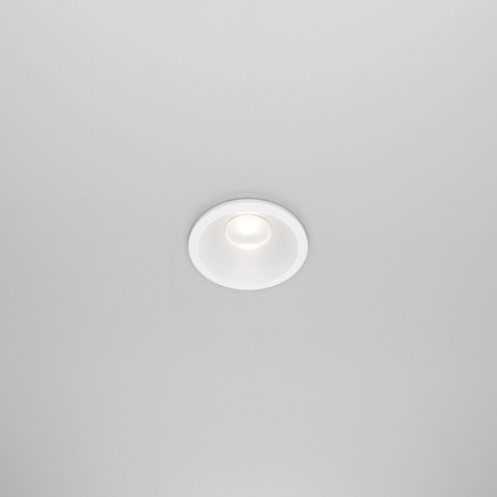 Oczko białe podtynkowe o średnicy 6cm IP65 LED 4000K Zoom DL034-01-06W4K-W Maytoni