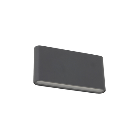 Płaski kinkiet na elewacje LED 3000K ARWENA M GRAY IP54 Tk Lighting 18083