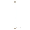Prosta lampa podłogowa w kolorze beżowym NOA BEIGE LED Tk Lighting 19006