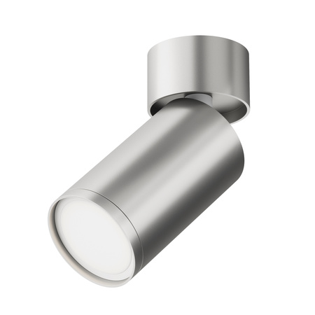 Srebrny spotlight natynkowy ruchomy 1xGU10 FOCUS S C050CL-U-1S Maytoni