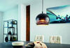 Lampa wisząca czarno złota CAMASTRA Eglo 98071