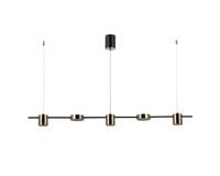 Lampa wisząca REMDAL LED czarny Italux PND-16374-5-BK do wyboru