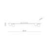 Listwa sufitowa w kolorze oliwkowym 4 klosze IMELO OLIVE 4XG9 Tk Lighting 11478