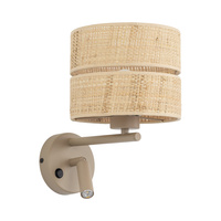 Kinkiet CALMA w kolorze sabia 1XE27+G9 Tk Lighting 11600
