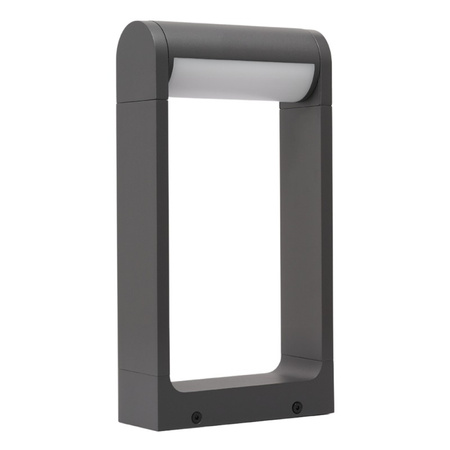 Lampa ogrodowa mała ramka w ciemnoszarym kolorze FRAME 30 3000K DGR Azzardo AZ6684