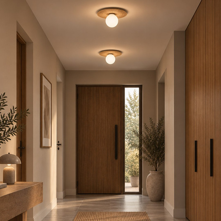 Lampa sufitowa / kinkiet Carter 1xE14 Natural Milagro MLP0226