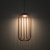Lampa wisząca druciana w kolorze ceglanym SPHERA S BRICK 1XGX53 Tk Lighting 11308