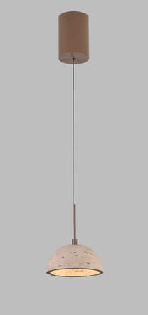 Lampa wisząca z trawertynu o średnicy 15cm LED 3000K Cuccina Maxlight P0666