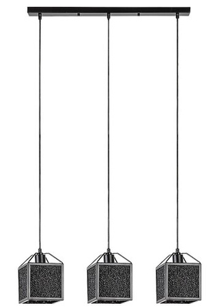 Potrójna lampa wisząca z kloszami z piany aluminiowej 3xE27 Samilo Rabalux 72219