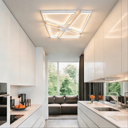 Plafon Nivra biały LED CCT Light Prestige LP-0811/1C WH