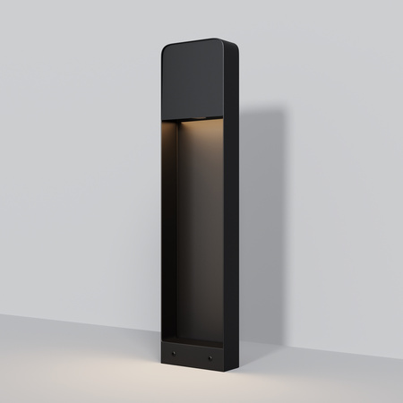 Czarny słupek ogrodowy 68cm LED 3000K Porte O481FL-L7B3K Maytoni