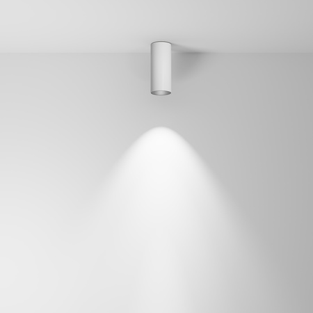 Biała tuba sufitowa o wysokości 12,5cm LED 3000K FOCUS LED C056CL-L12W3K-W-W Maytoni