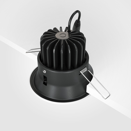 Oczko LED wpuszczane o średnicy 9,8cm 3000K Yin DL031-L12W3K-D-W Maytoni