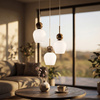 Lampa wisząca Carrara potrójna na kole 3xE14 Milagro MLP2810