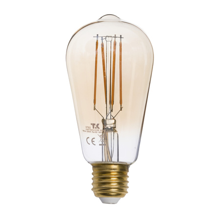 Żarówka dekoracyjna E27 LED filament AMBER TK Lighting 3792