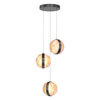Lampa wisząca potrójna z pięknymi szklanymi kulami LED 2700K Misterio MOD379PL-L17B2.7K Maytoni
