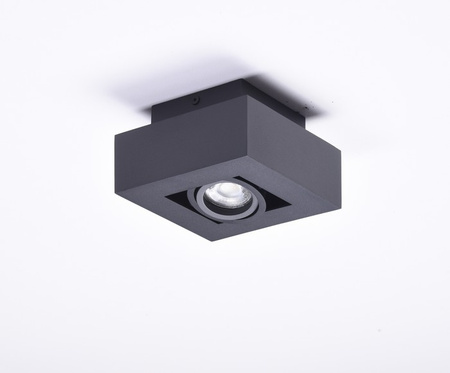 Oprawa natynkowa NIKEA 1 GU10 BLACK Azzardo AZ4432