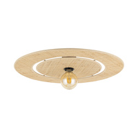 Okrągła lampa sufitowa z rafii o średnicy 60cm CALMA SABIA RAFIA 1XE27 Tk Lighting 11351