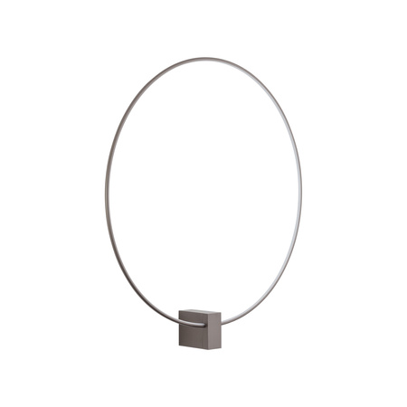 Kinkiet brązowy okrąg obręcz LED o średnicy 60cm VEXA BROWN 18W Tk Lighting 18306