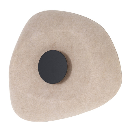Ozdobny kinkiet z filcu w kolorze bezowym LED 3000K EAGLE WALL BEIGE AZZARDO AZ6577