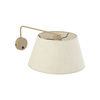 Kinkiet z abażurem o średnicy 26cm FORMO SABIA LEN 1XE27 Tk Lighting 11342