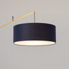 Kolorowa lampa podłogowa łukowa z długim wysięgnikiem i abażurem 1xE27POISE B Nowodvorski 11430