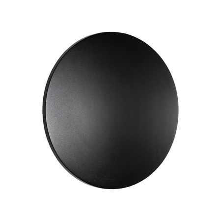 Płaski czarny okrągły kinkiet o średnicy 24cm 3000K IP54 ARIA LED L Nowodvorski 11568