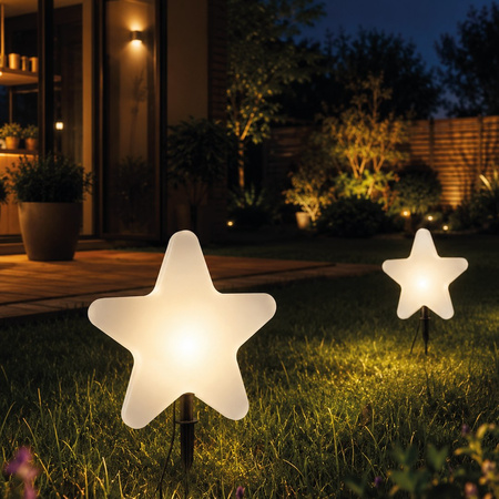 Gwiazda Ogrodowa Star 30cm 1xE27 IP44 Biały Milagro Eko-Light EKO0266