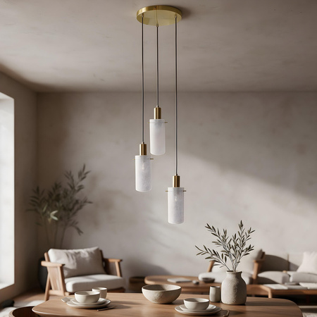 Lampa wisząca Tirana 3 biała 3xE27 Light Prestige LP-945/3P WH