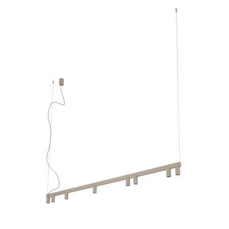 Podłużna lampa wisząca 200cm 8 tub na belce FOURTY LINE LED Nowodvorski 12291