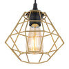 Lampa wisząca DIAMOND NEW BLACK/GOLD TK Lighting 4640