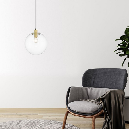 Lampa wisząca PUERTO złota 30cm Light Prestige LP-004/1P L GD