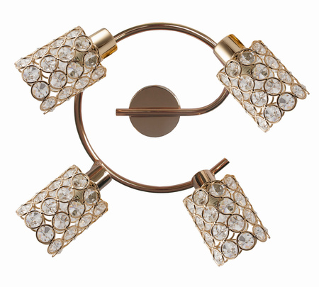 YORK LAMPA SUFITOWA SPIRALA 4X40W G9 MOSIĄDZ Candellux 98-07230