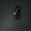 Czarny kinkiet z gniazdem USB LED 3000K Mirax C041WL-L3B3K Maytoni