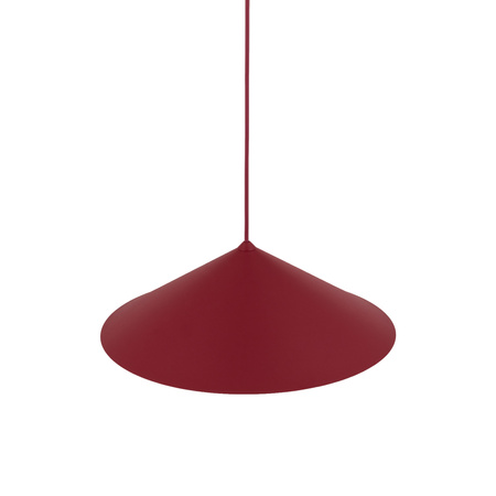 Lampa wisząca burgudnowy stożek o średnicy 40cm LUME M BURGUND 1XGX53 Tk Lighting 11696