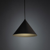 Lampa wisząca metalowy stożek w odcieniu brązu 26cm CONO M NEW BROWN 1XE27 Tk Lighting 11376