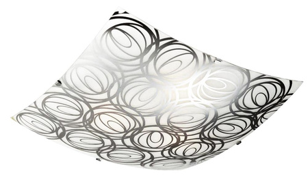 SILK LAMPA SUFITOWA PLAFON 30X30 1X60W E27 Candellux 10-13064
