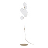 Lampa podłogowa w kolorze sabia z białymi nieregularnymi kloszami NEBIA SABIA 6xG9 Tk Lighting 16239