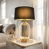 Lampa stołowa Amur czarno - transparentna 1xE27 Light Prestige LP-919/1T transparent