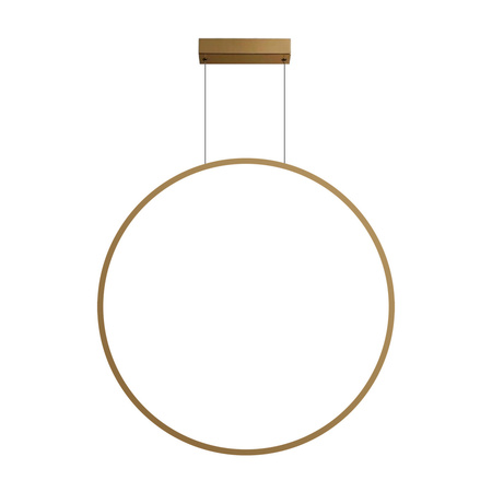 Lampa wisząca Mirror L złoty duży okrąg 90cm IP44 LED CCT Light Prestige LP-999/1P L GD CCT