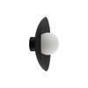 SLATE BLACK GLASS KINKIET 1XG9 TK Lighting 10934
