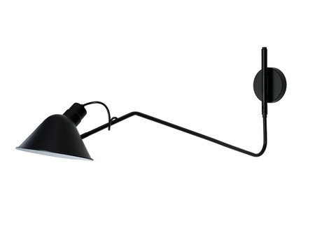 Kinkiet z wysięgnikiem DRAGO WALL BK Azzardo AZ5619