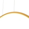 Lampa wisząca pionowy złoty okrąg 85cm do łazienki Loop M LED 3000K IP44 PL0119-85-GD Yaskr